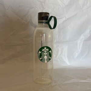 New Starbucks Transparent Bottle with Green Emblem